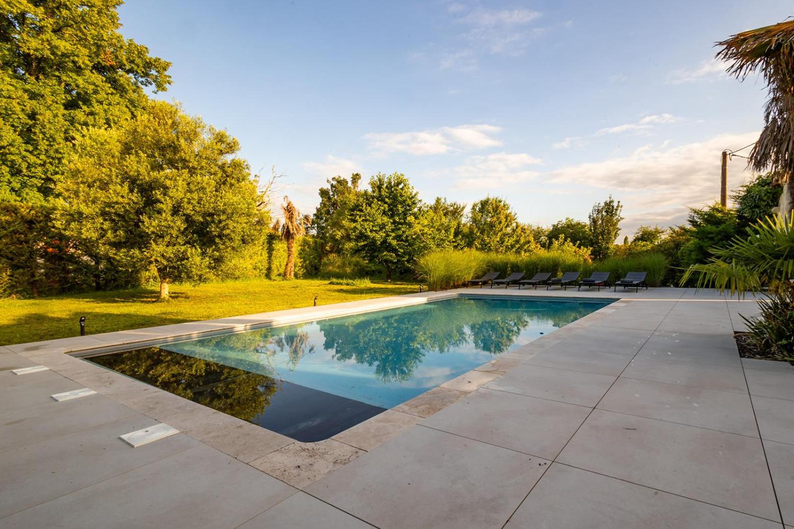 Villa Au Petit Bonheur Avec Clim - Hameau Au Calme - Piscine Chauffee - Petanque Moncrabeau Dış mekan fotoğraf