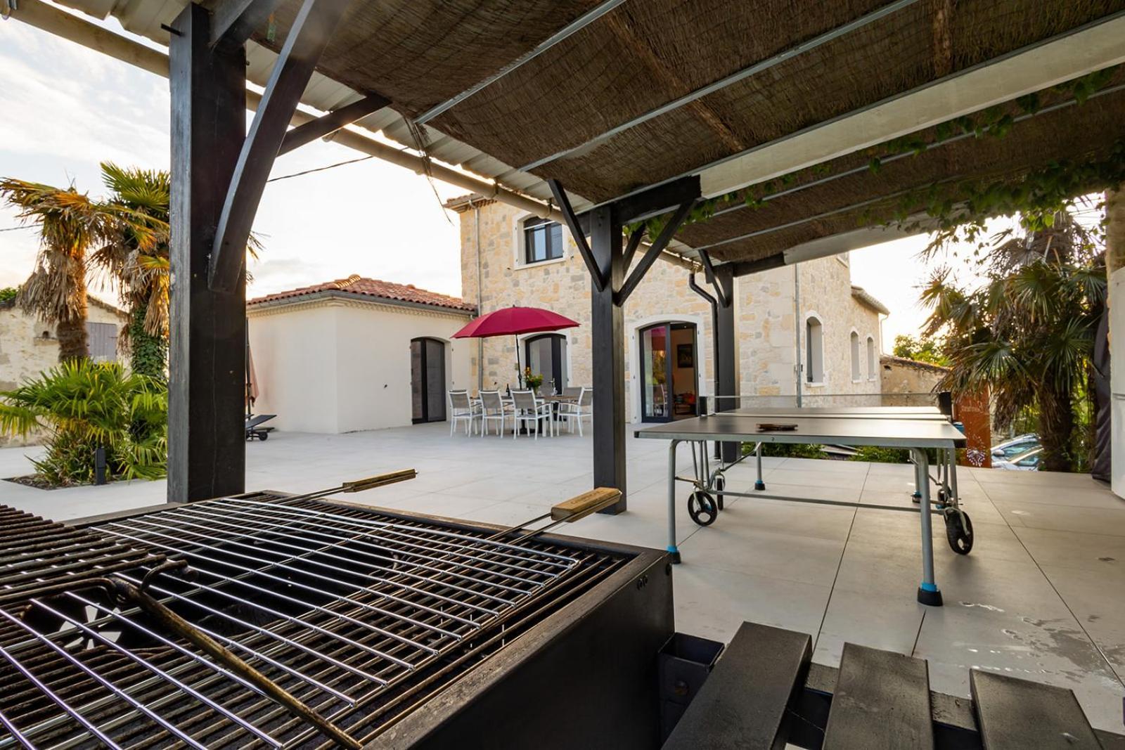 Villa Au Petit Bonheur Avec Clim - Hameau Au Calme - Piscine Chauffee - Petanque Moncrabeau Dış mekan fotoğraf